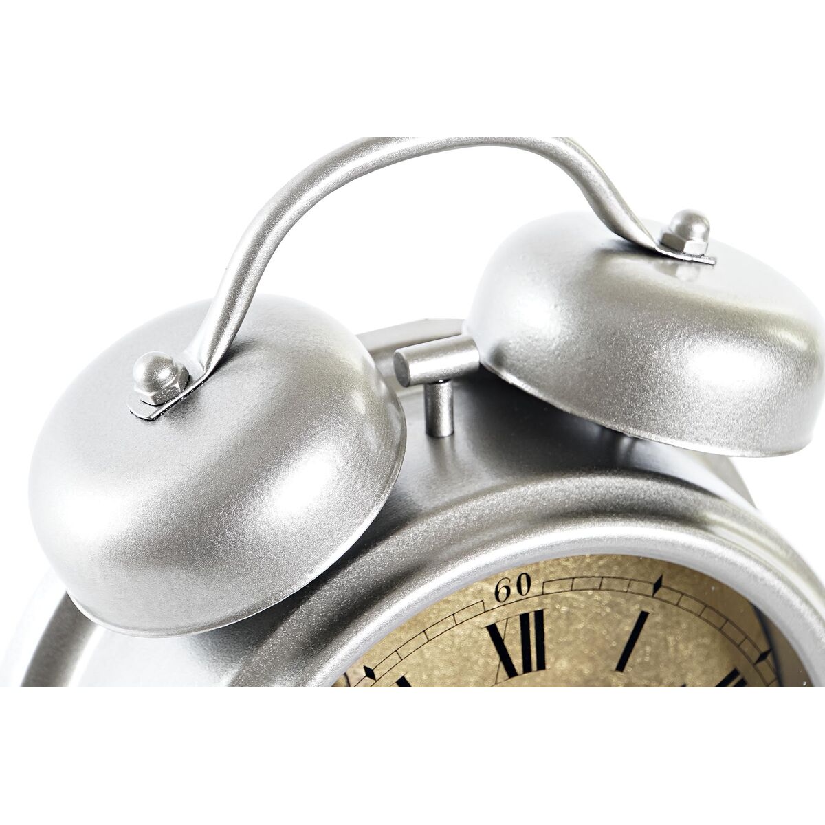 bordsklocka DKD Home Decor Silvrig - 2