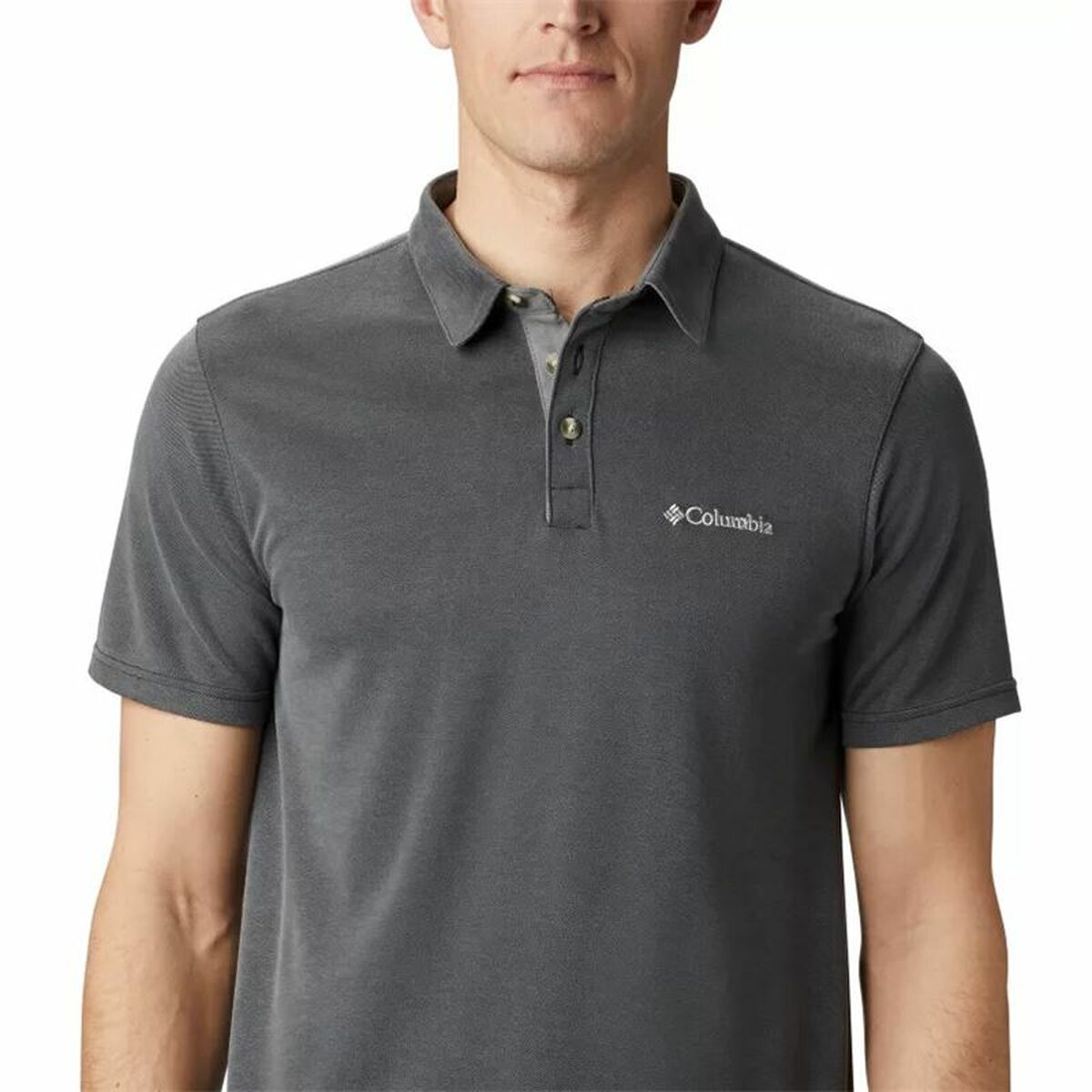 Polotröja kortärmad Herr Columbia Nelson Point™ Svart - 4