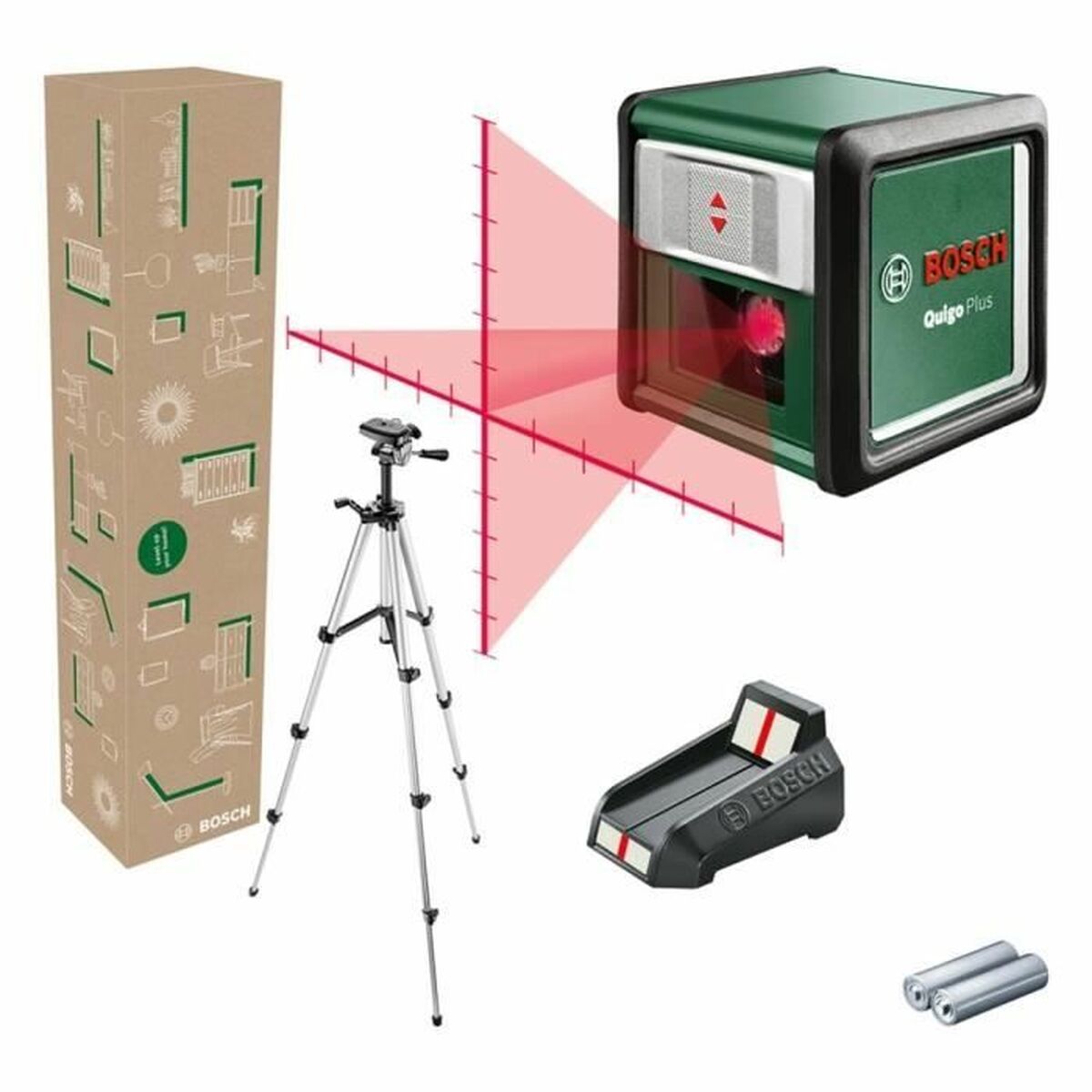 Lasernivå BOSCH Quigo + +/- 0,5mm/m 7-10 M