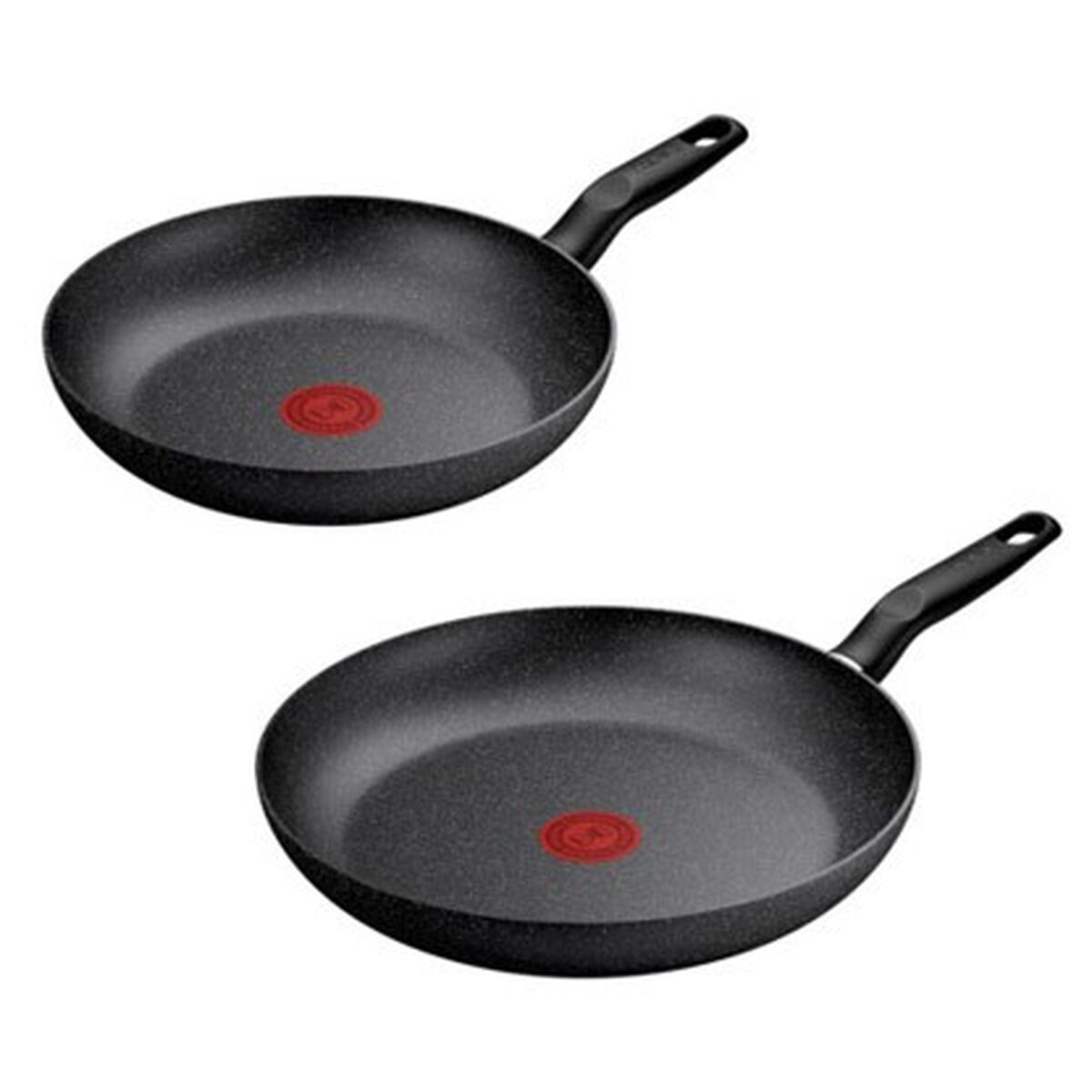 Stekpanna Tefal DARK ESSENTIAL Svart Aluminium Ø 24 cm Ø 28 cm 2 Delar (2 antal)
