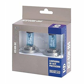 Glödlampa för bil Sparco ICE40K H1 12V 55W Azul Efecto Xenón