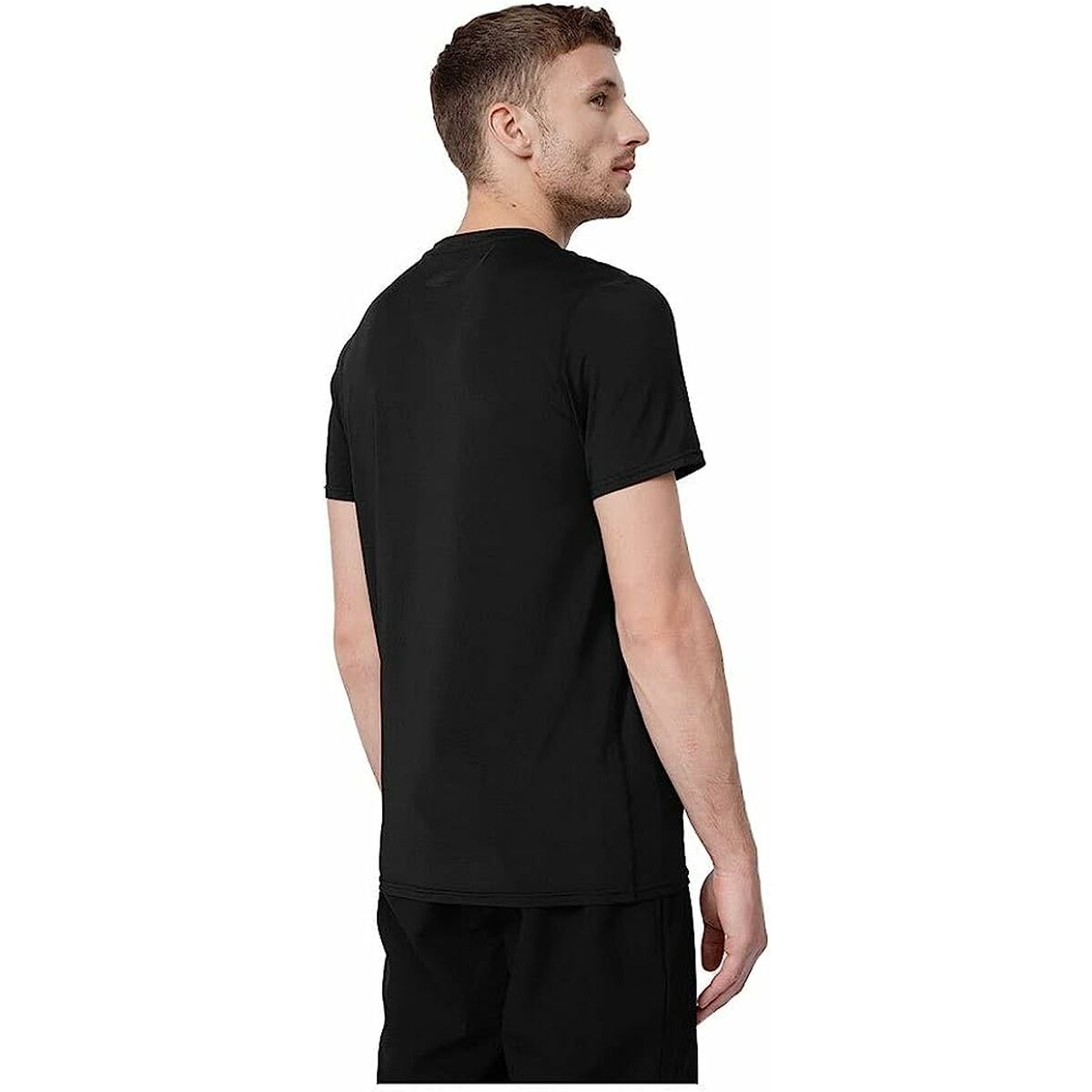 T-shirt med kortärm Herr 4F Fnk M209 Svart - 5