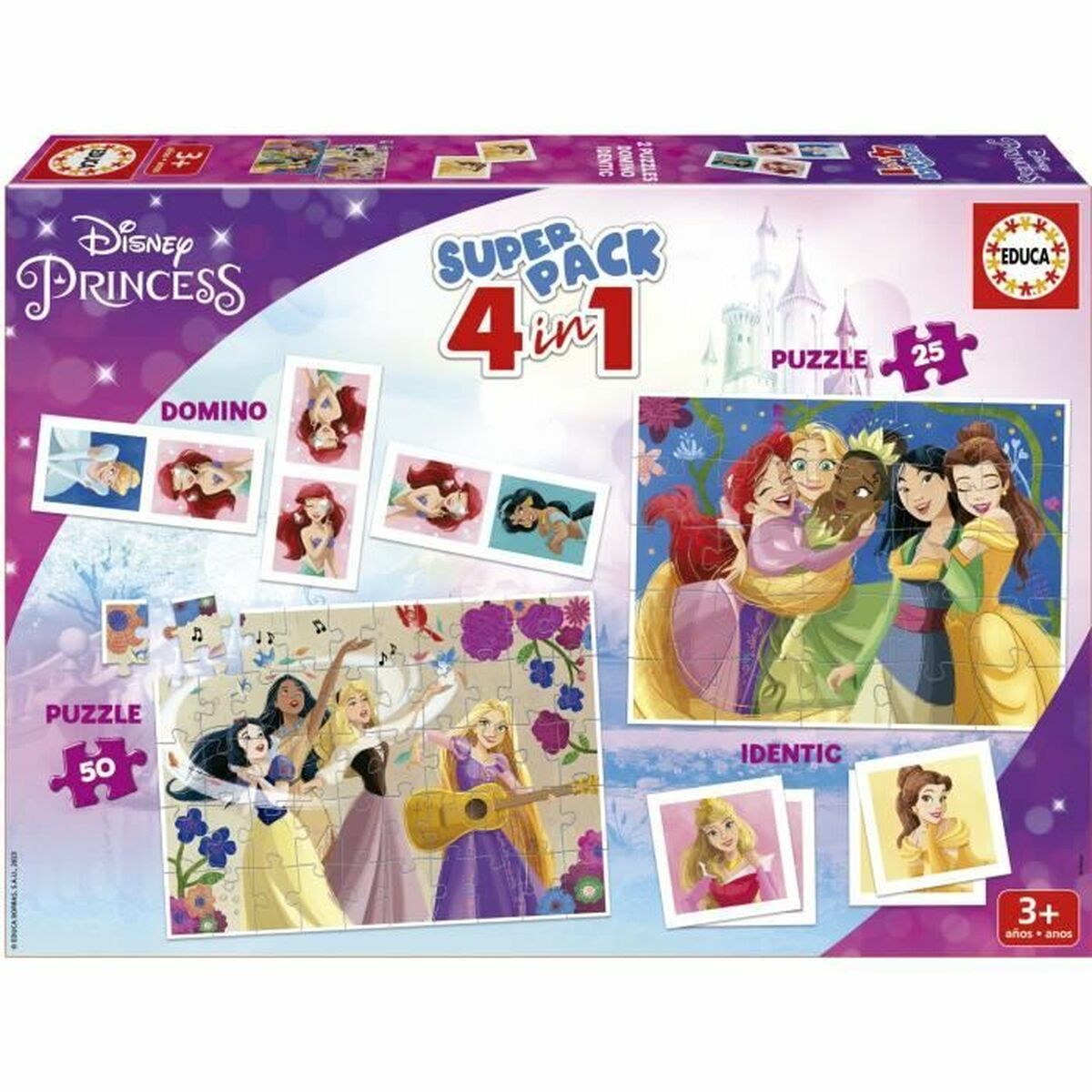 Spel Educa Princess 4-i-1