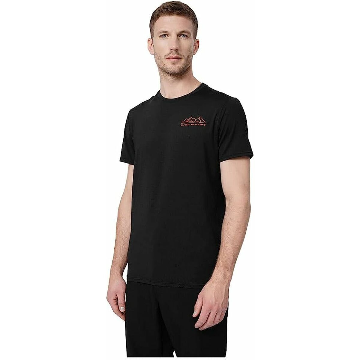 T-shirt med kortärm Herr 4F Fnk M209 Svart - 4
