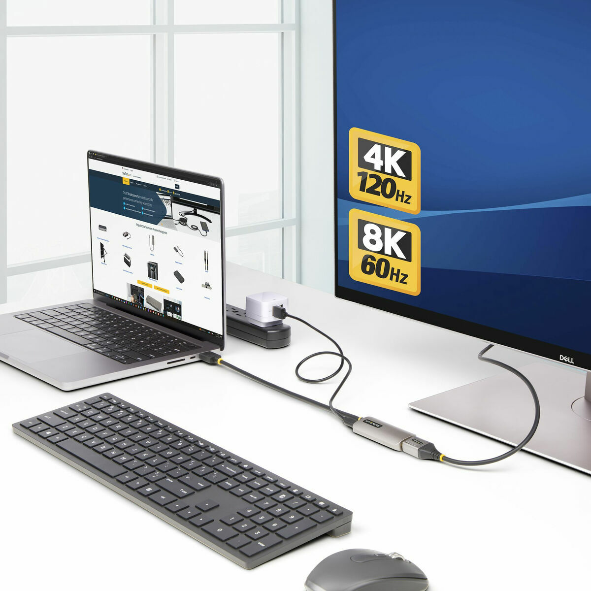 VGA Kabel Startech 148B-HDMI-DP-8K 30 cm - 2