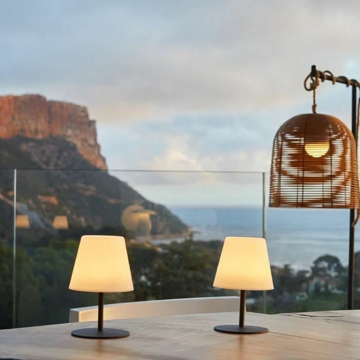 Bordslampa LED Lumisky Grå - 4