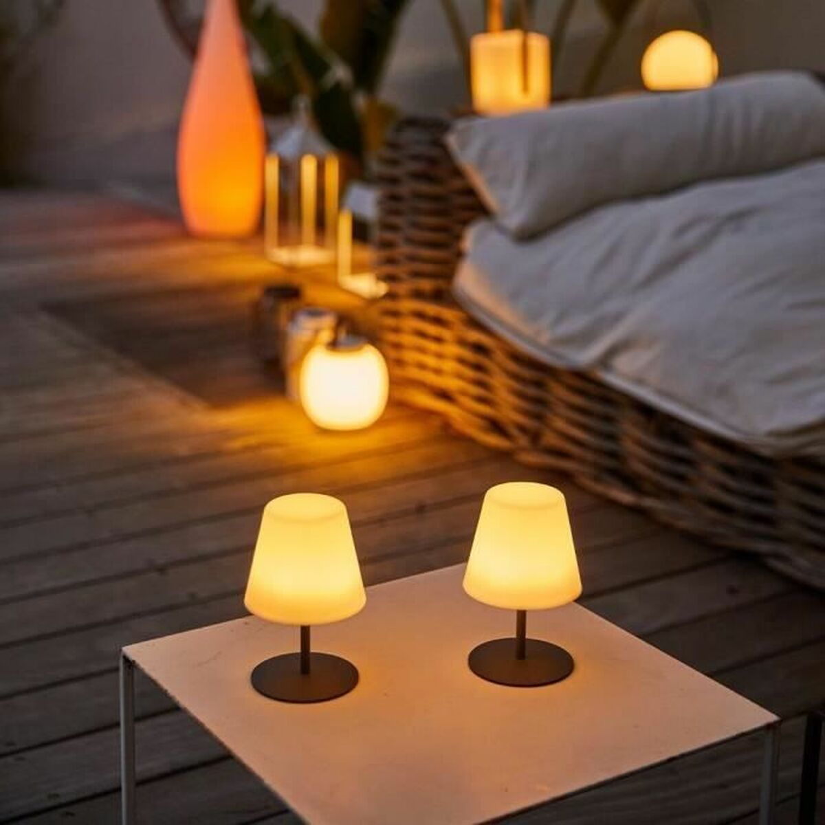 Bordslampa LED Lumisky Grå - 2