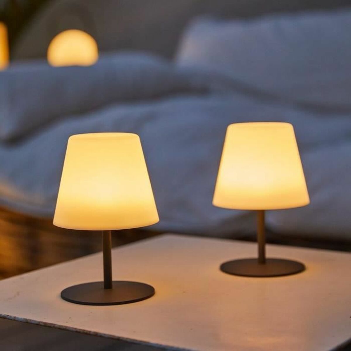 Bordslampa LED Lumisky Grå - 3