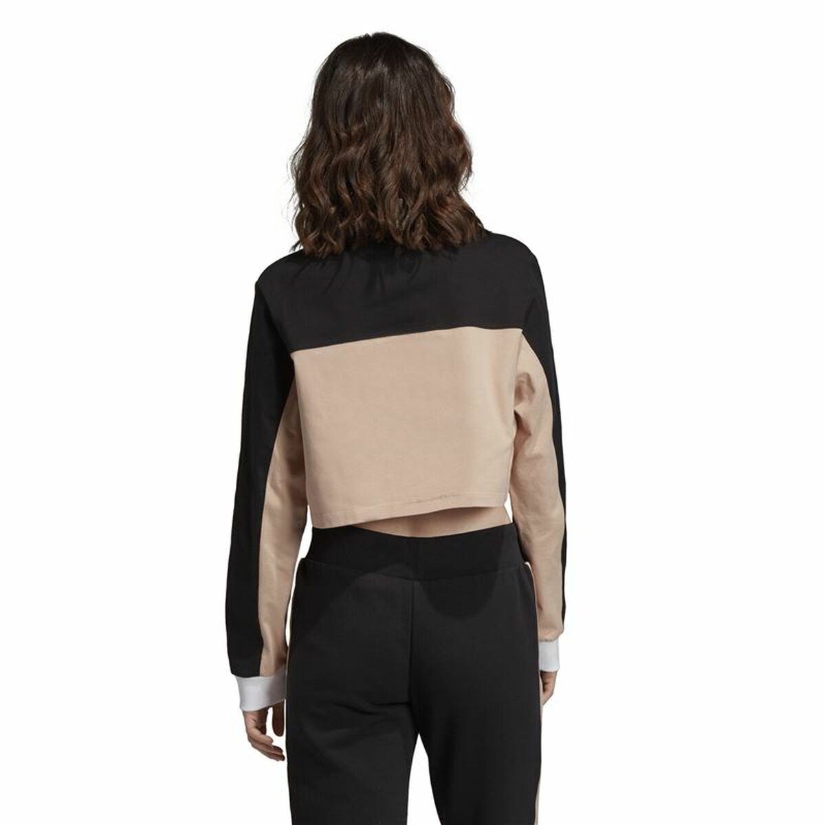 Polotröja kortärmad Dam Adidas Originals Cropped Kvinna Svart - 6