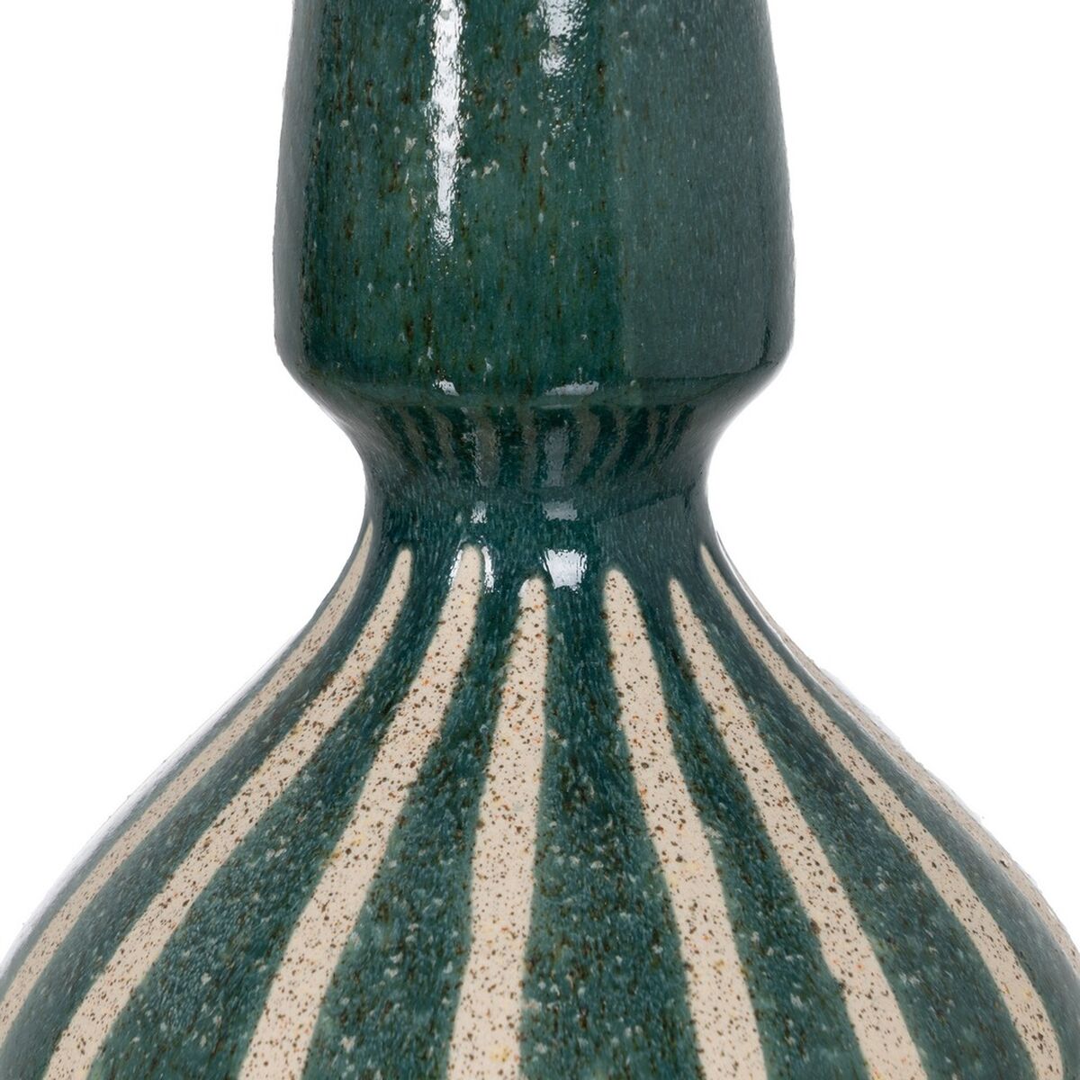Vas Vit Grön Keramik 19,3 x 19,3 x 31,2 cm - 4