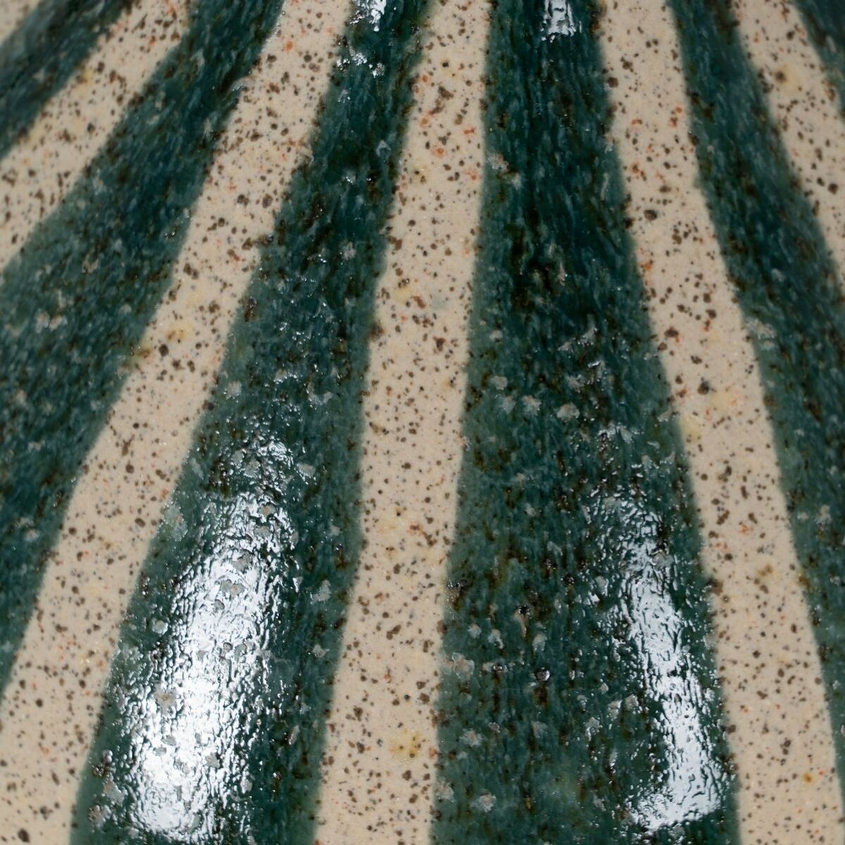 Vas Vit Grön Keramik 19,3 x 19,3 x 31,2 cm - 5