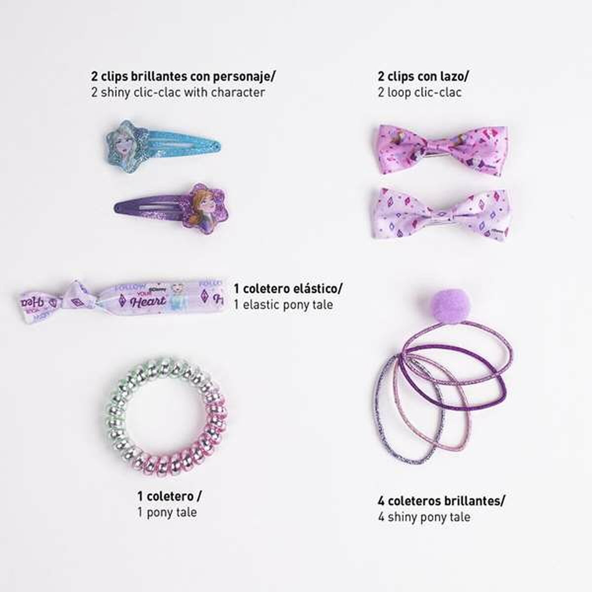 Hair accessories Frozen Lila (8 Delar) - 5