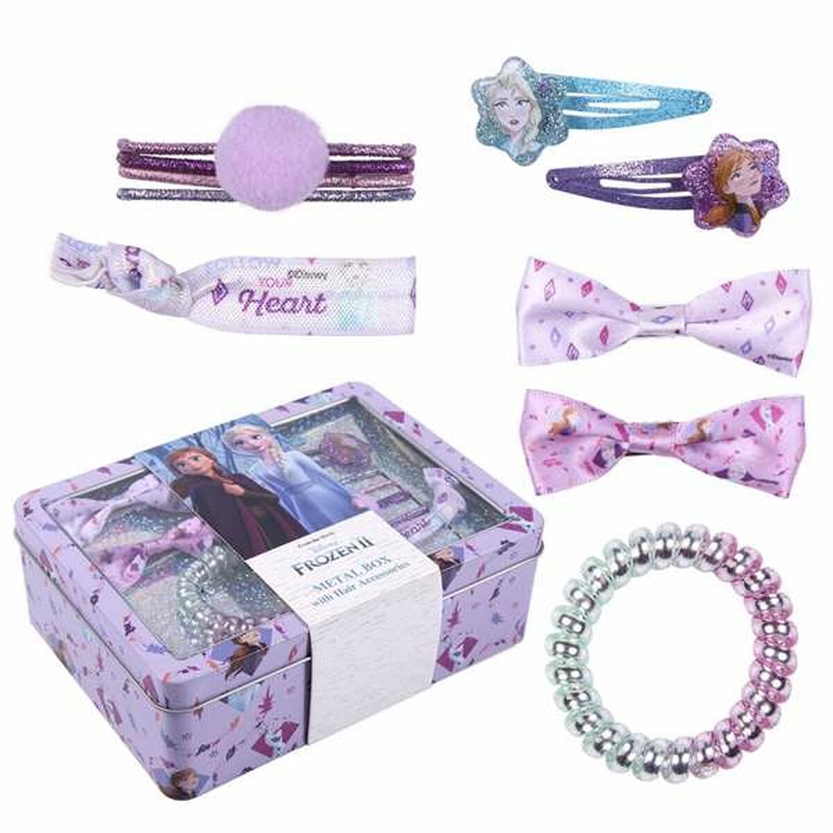 Hair accessories Frozen Lila (8 Delar) - 7