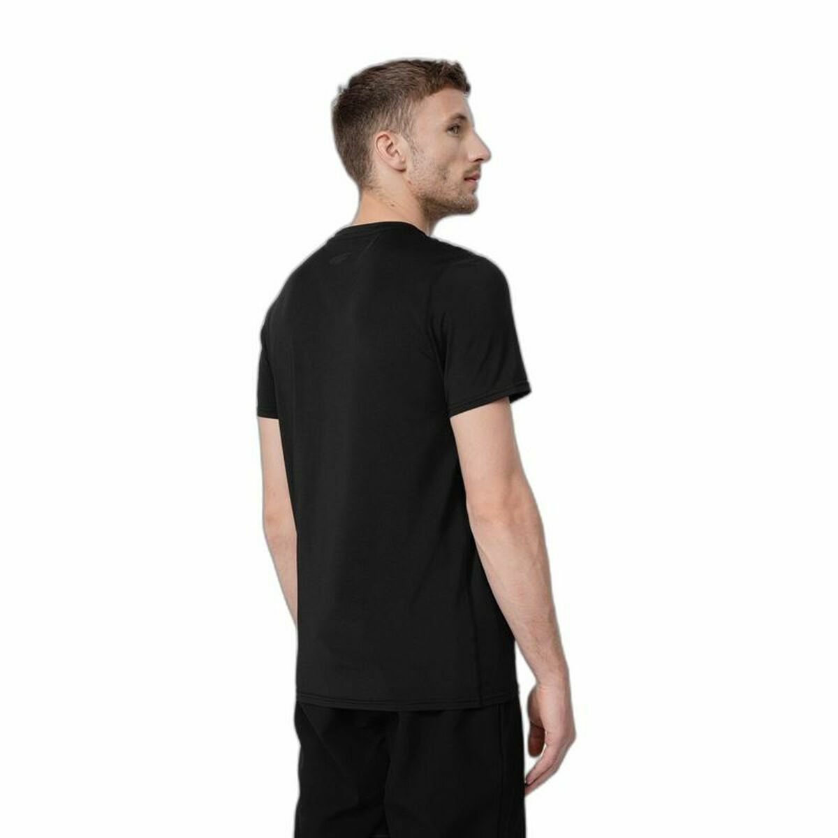 T-shirt med kortärm Herr 4F Fnk M209 Svart - 2