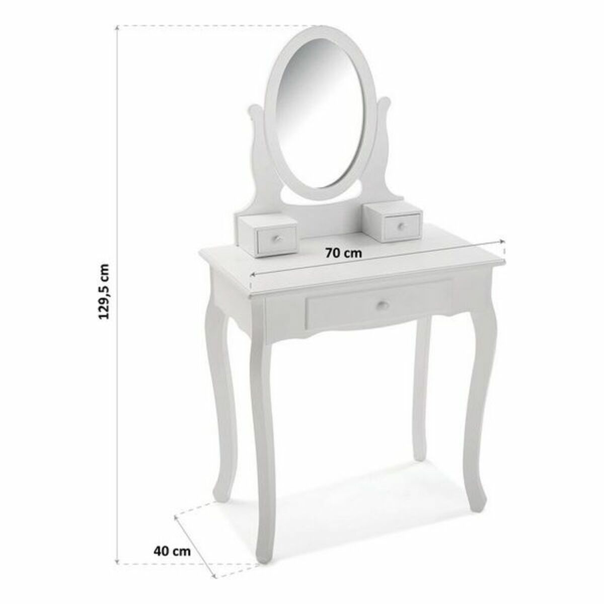 Spelare Versa Speglar Trä MDF (40 x 129,5 x 70 cm) - 12