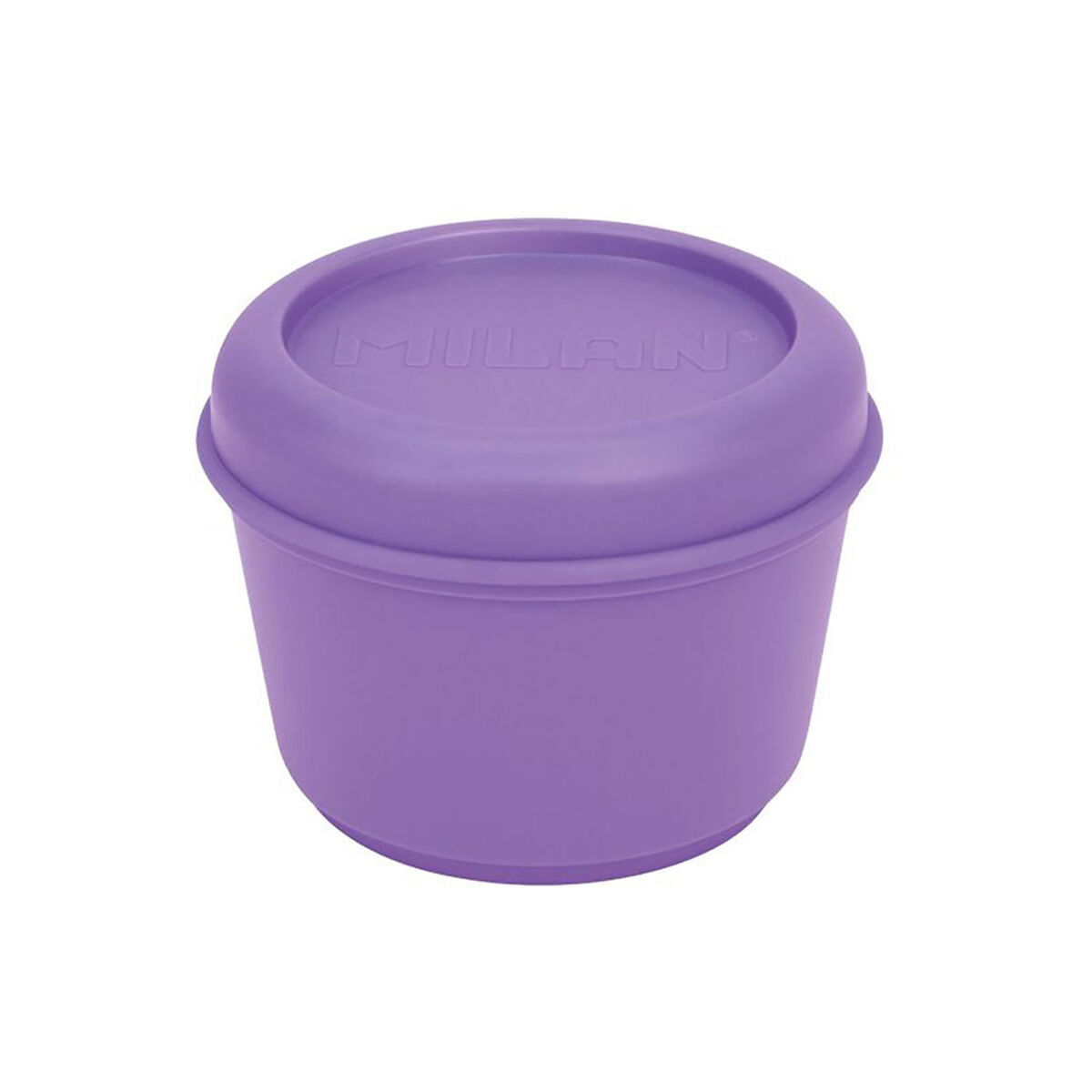 Behållare för matkonservering Milan Sunset Violett Plast Rund 250 ml Ø 10 x 7 cm