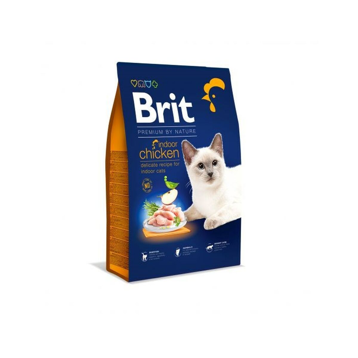 Kattmat Brit PREMIUM BY NATURE INDOOR Vuxen Kyckling 1,5 Kg