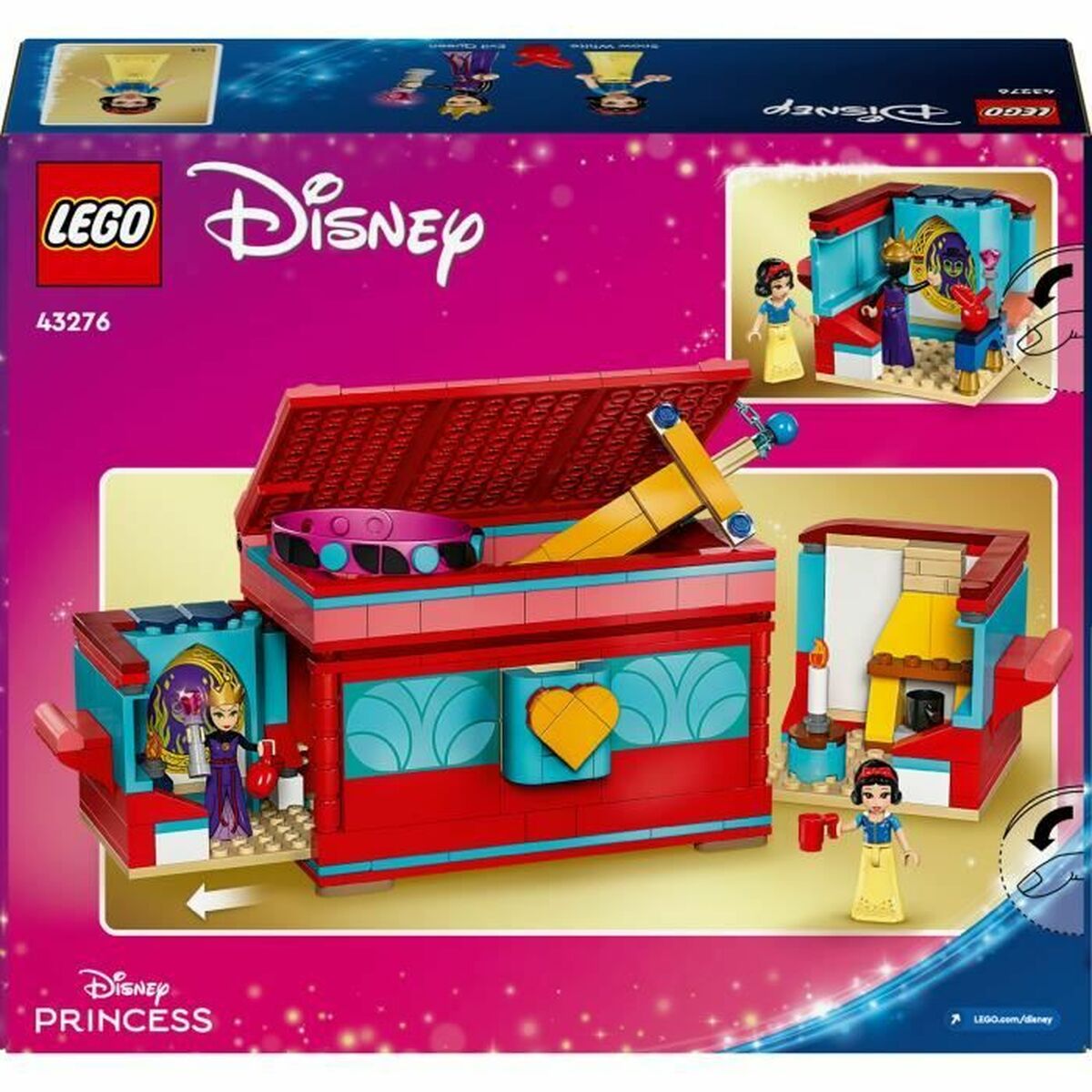 Byggsats Lego 43276 Snow White's Jewelry Box Multicolour 358 Delar - 6