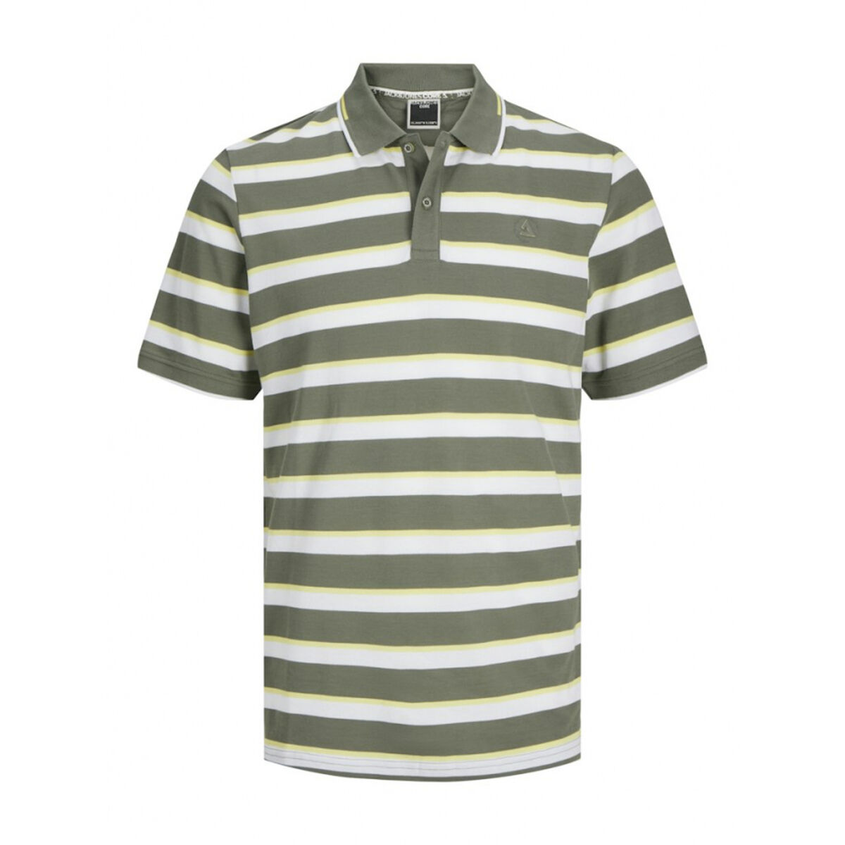 Polotröja kortärmad Herr Jack & Jones JCOHASS AOP 12254958 Grön