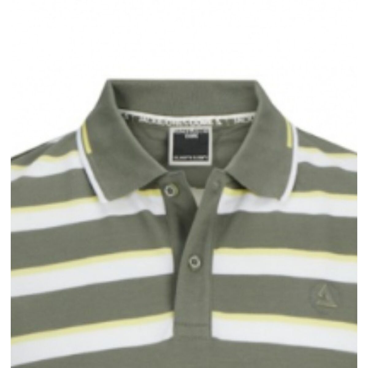 Polotröja kortärmad Herr Jack & Jones JCOHASS AOP 12254958 Grön - 3