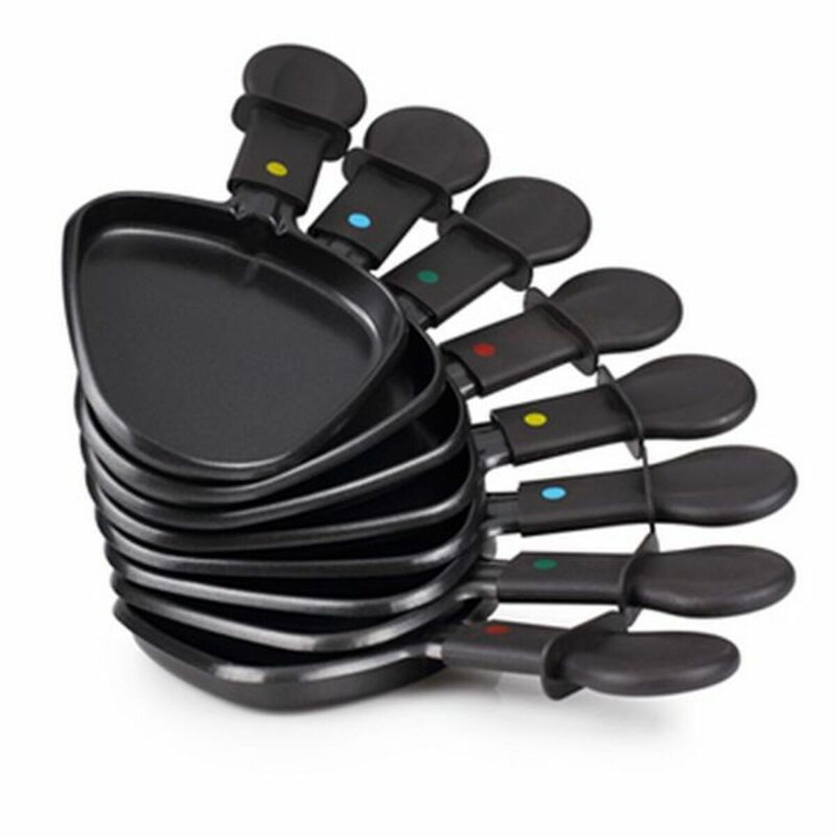 Raclette Princess 8 Oval Stone Grill Party Svart Grå - 6