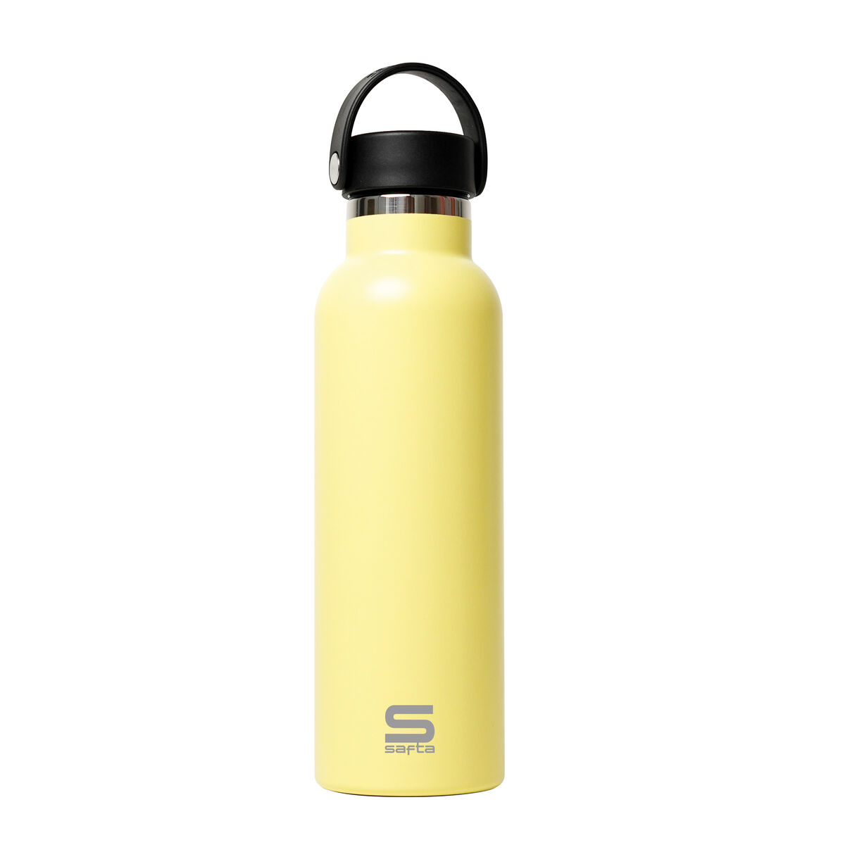 Termoflaskan Safta Limón Citron Silikon Rostfritt stål