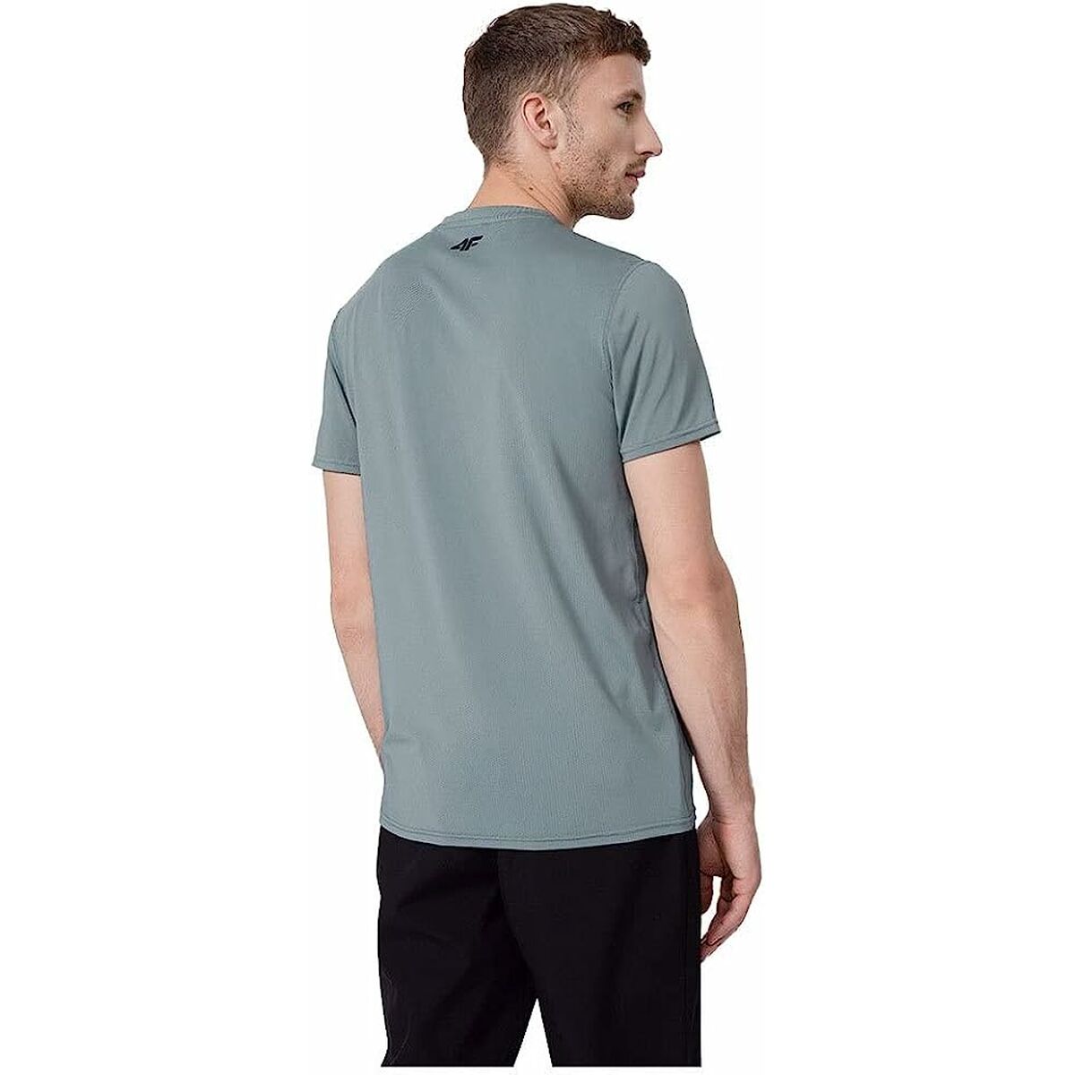 T-shirt med kortärm Herr 4F Fnk M209 Grå - 4