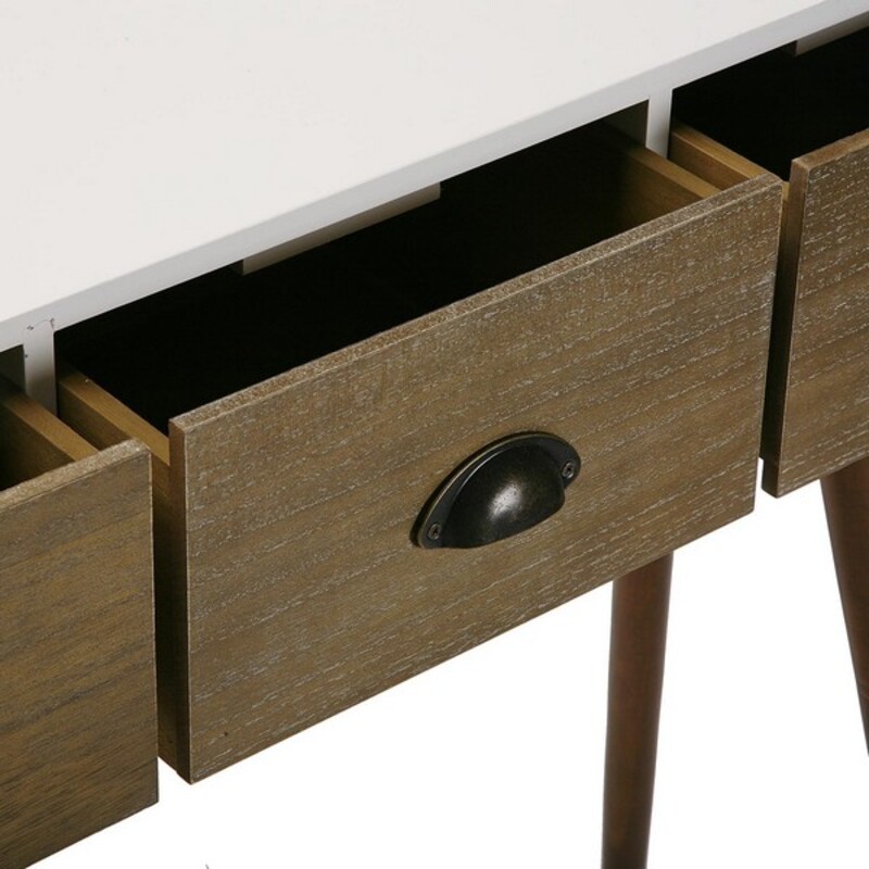Hallmöbel med 3 lådor Versa 30 x 80,5 x 90 cm 0,3 x 0,805 x 0,9 cm Vit - 3