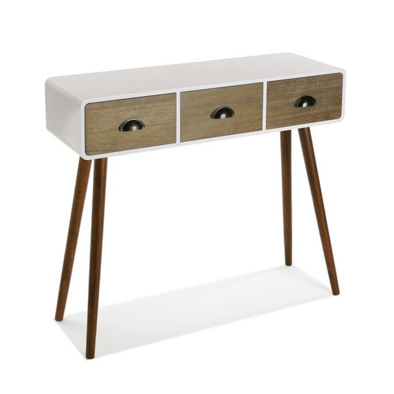 Hallmöbel med 3 lådor Versa 30 x 80,5 x 90 cm 0,3 x 0,805 x 0,9 cm Vit - 5