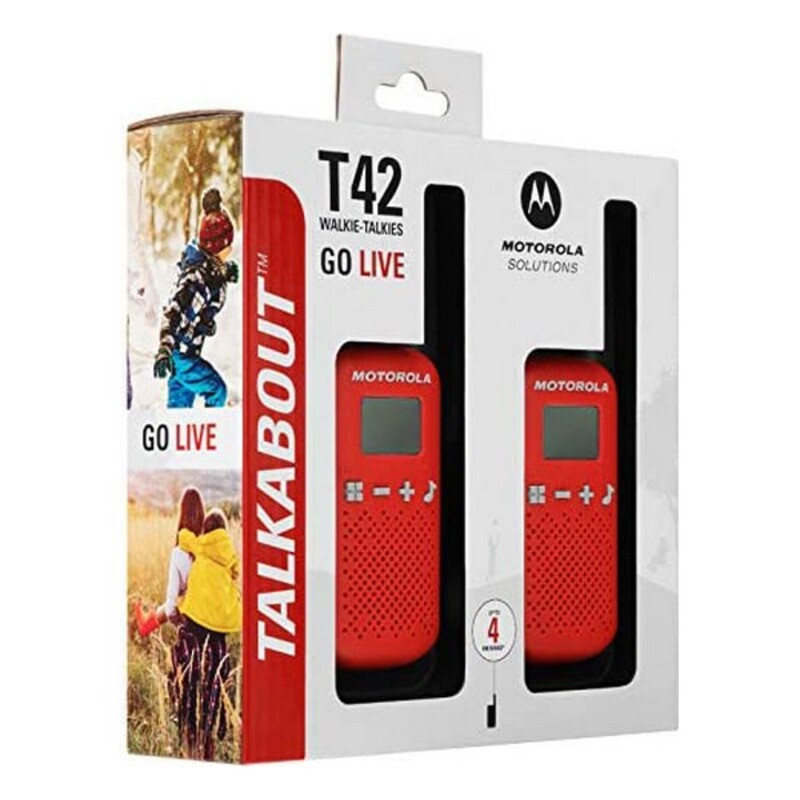 Walkie-Talkie Motorola T42 RED 1,3" LCD 4 km - 3