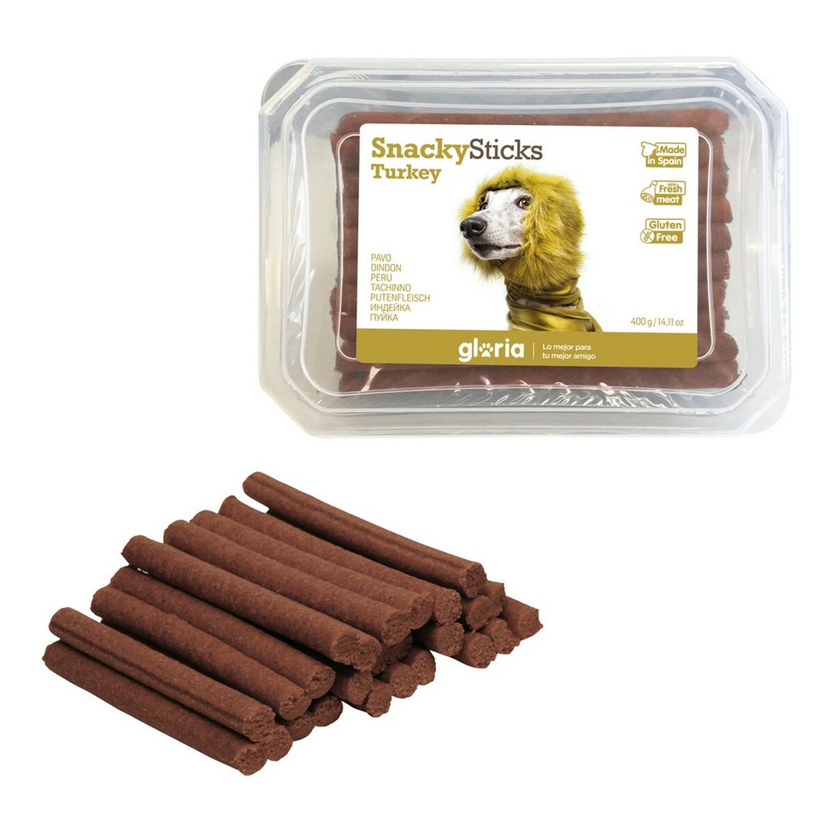 Hundgodis Gloria Snackys Sticks Kyckling Kalkon Små stänger - 3