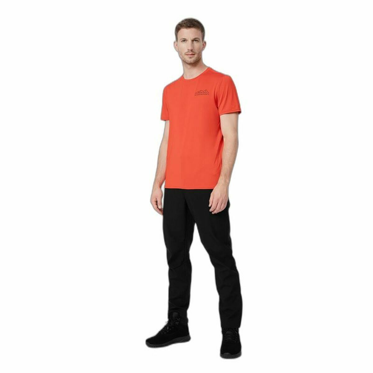 T-shirt med kortärm Herr 4F Fnk M209 Röd - 3