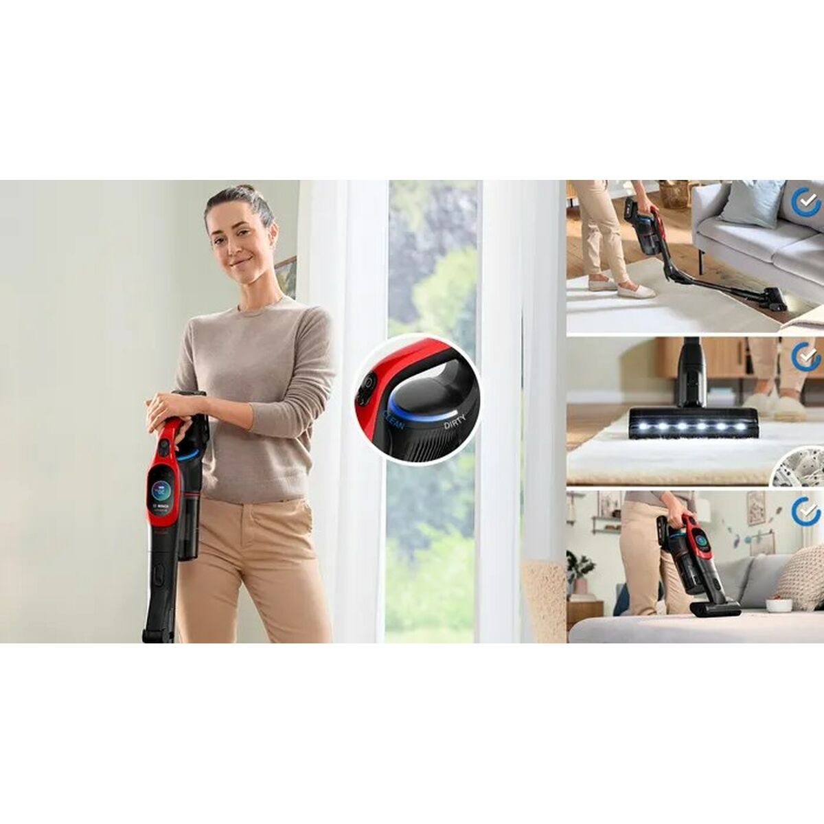 Dammsugarborste BOSCH BCS1041PET 23,5 W - 2