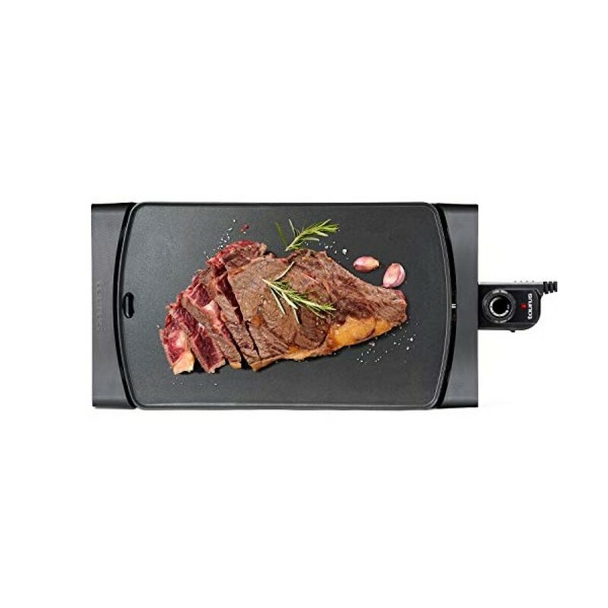 Slät grillplatta Taurus 968461 Svart 2600 W 1 antal