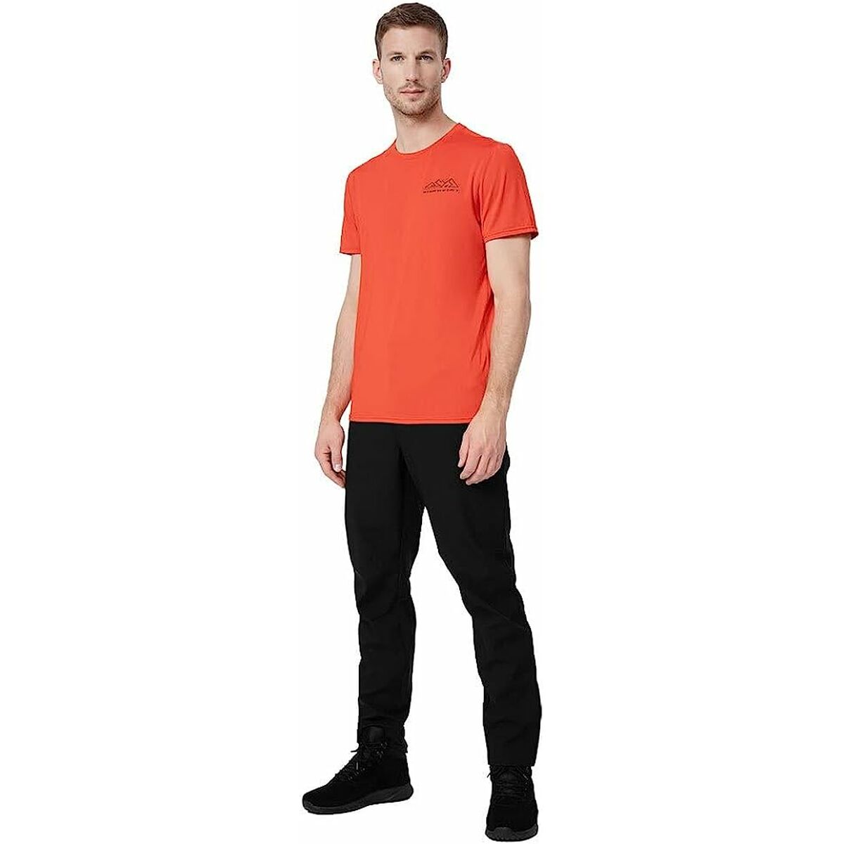 T-shirt med kortärm Herr 4F Fnk M209 Röd - 5