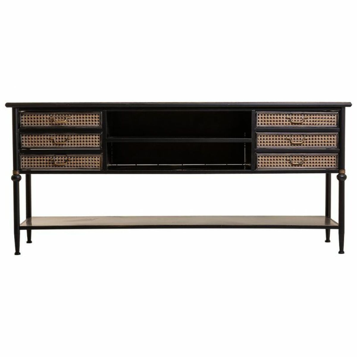 Skänk Alexandra House Living Brun Metall 45 x 80 x 180 cm - 6