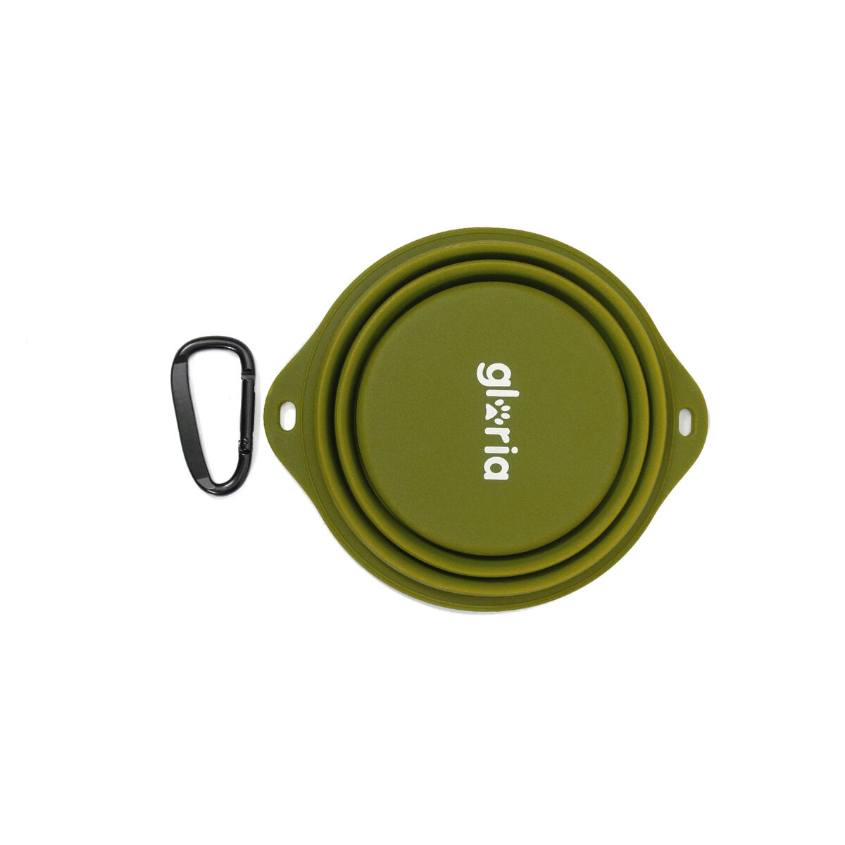 Hopvikbar matskål för Husdjur Gloria Grön Silikon Aluminium 550 ml - 4