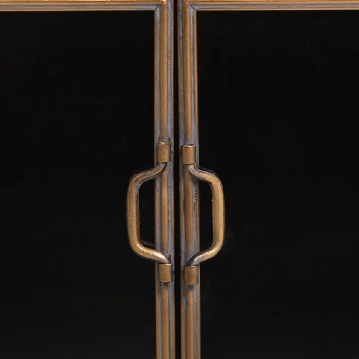 Skänk Alexandra House Living Brun Metall Glas 42 x 80 x 121 cm - 8