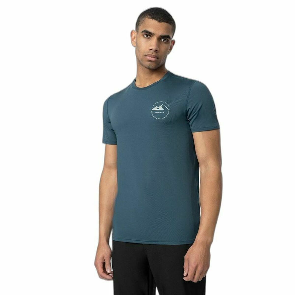 T-shirt med kortärm Herr 4F Fnk M210 Mörkblå - 4