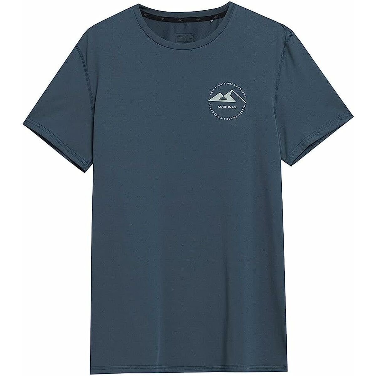T-shirt med kortärm Herr 4F Fnk M210 Mörkblå - 7
