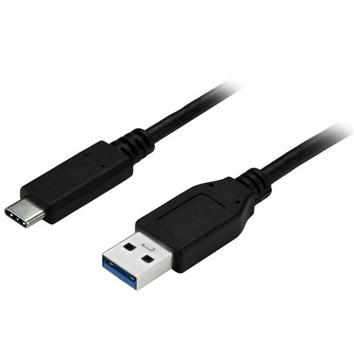 USB A till USB C Kabel Startech USB315AC1M           Svart - 4