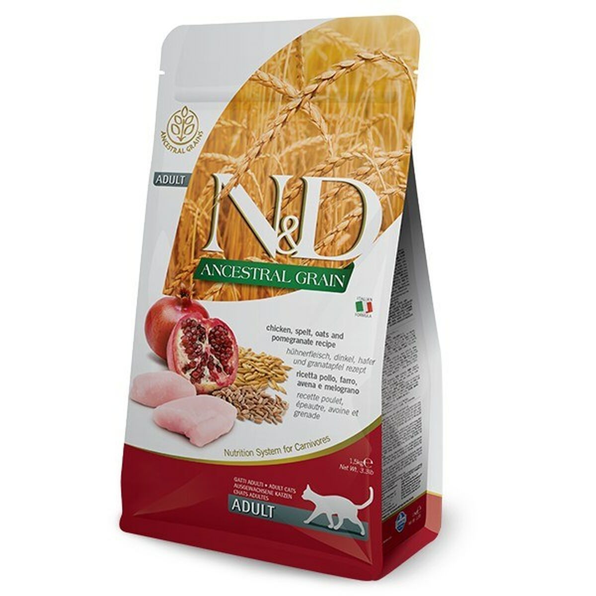 Kattmat Farmina N&D ANCESTRAL Vuxen Granatäpple Kyckling 1,5 Kg