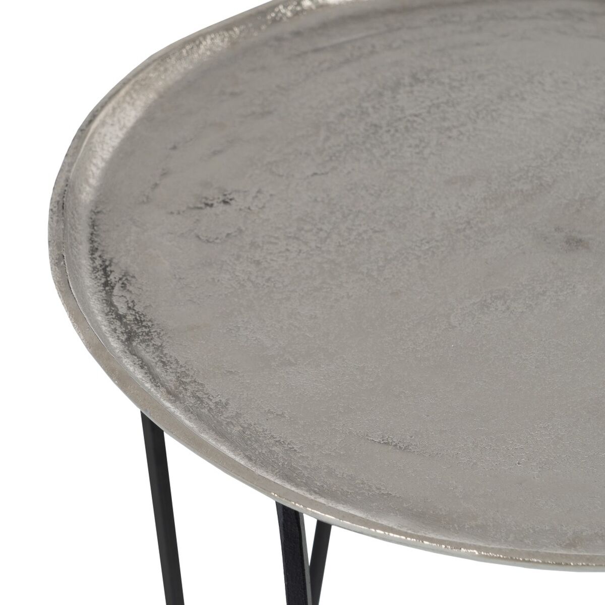 Sidobord Aluminium Järn 40 x 40 x 51 cm - 8