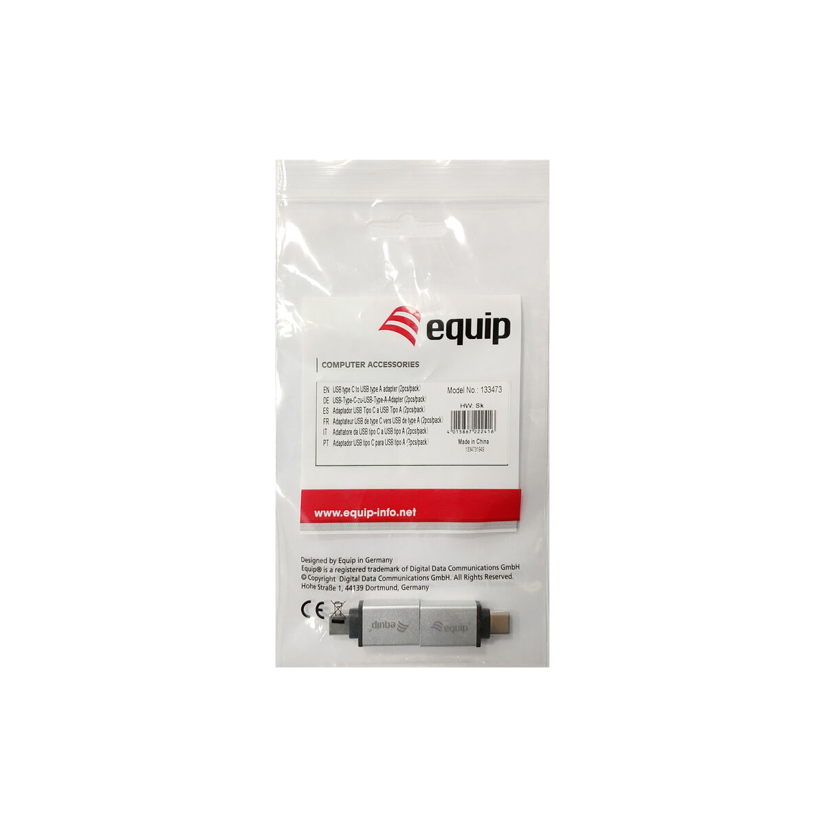 USB C till  USB Adapter Equip 133473 - 3