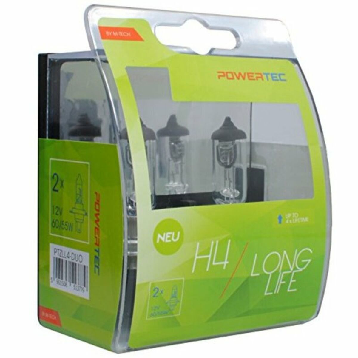 Glödlampa för bil M-Tech PTZLL4-DUO 12 V Halogen 55 W - 3