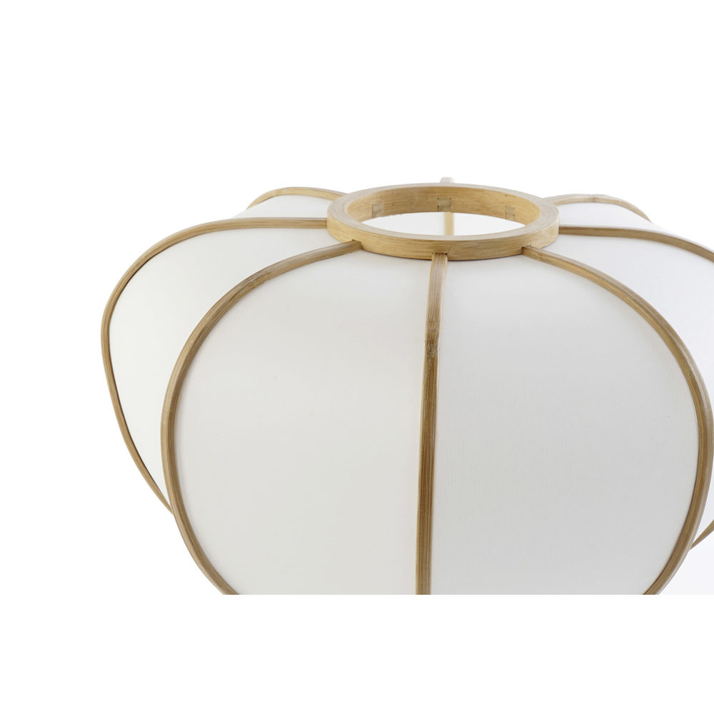 Bordslampa DKD Home Decor 34 x 34 x 33 cm Naturell Vit Bambu 220 V 50 W - 3