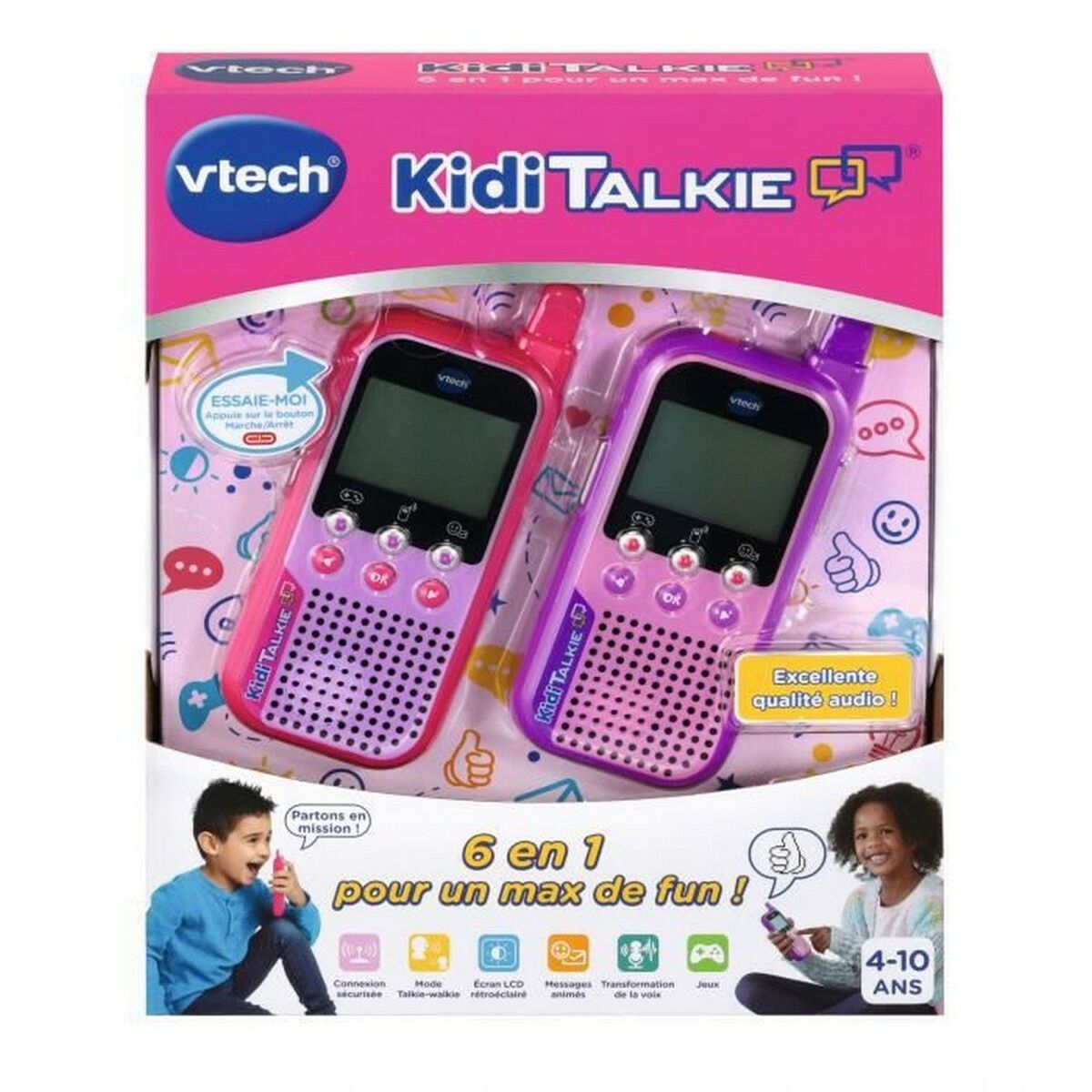 Walkie-Talkie Vtech Kidi Talkie Purpur Rosa - 5