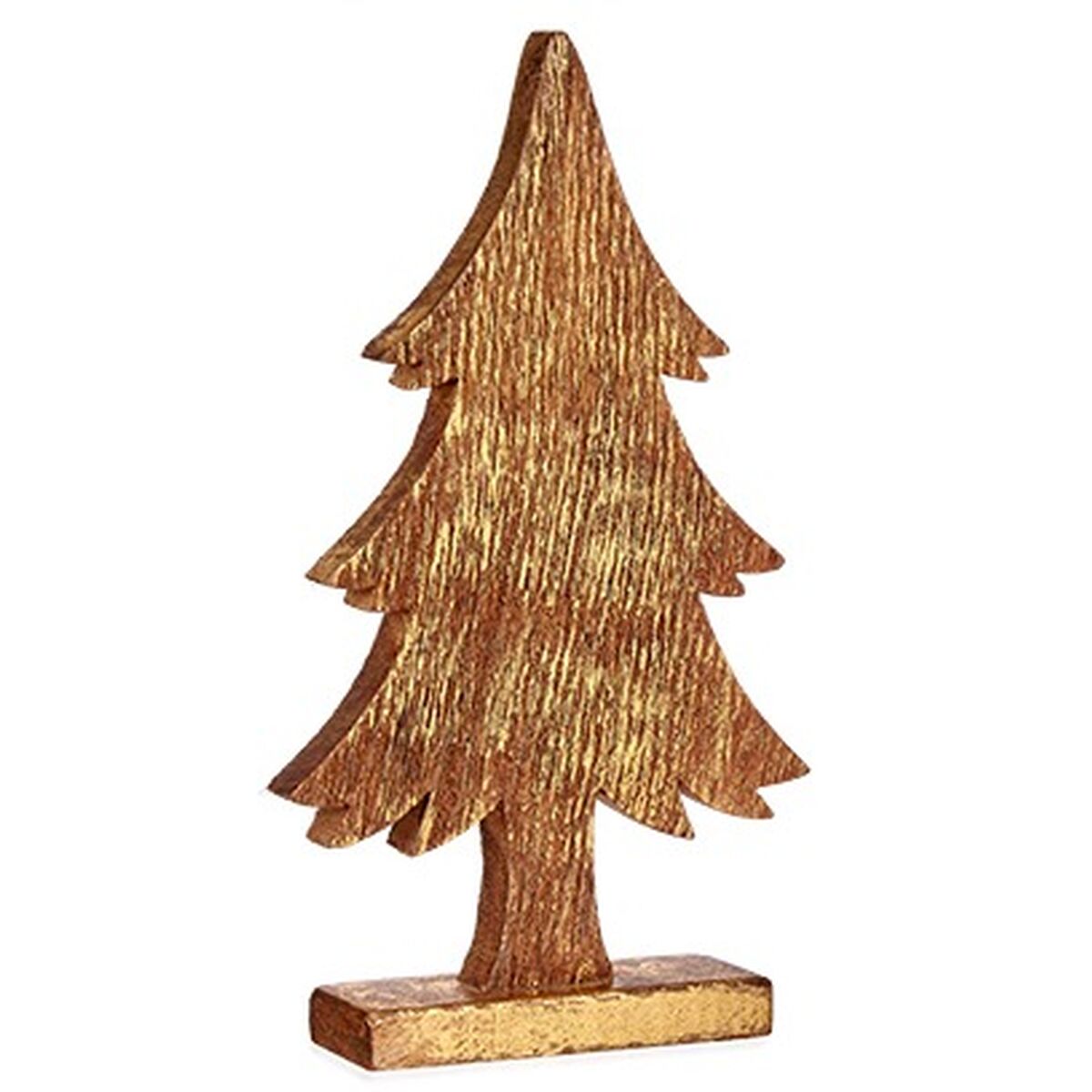 Prydnadsfigur Krist+ Gyllene Julgran 5 x 39 x 22 cm (6 antal) - 2