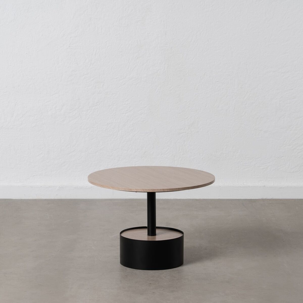 Soffbord Svart Naturell 65 x 65 x 37,5 cm - 8