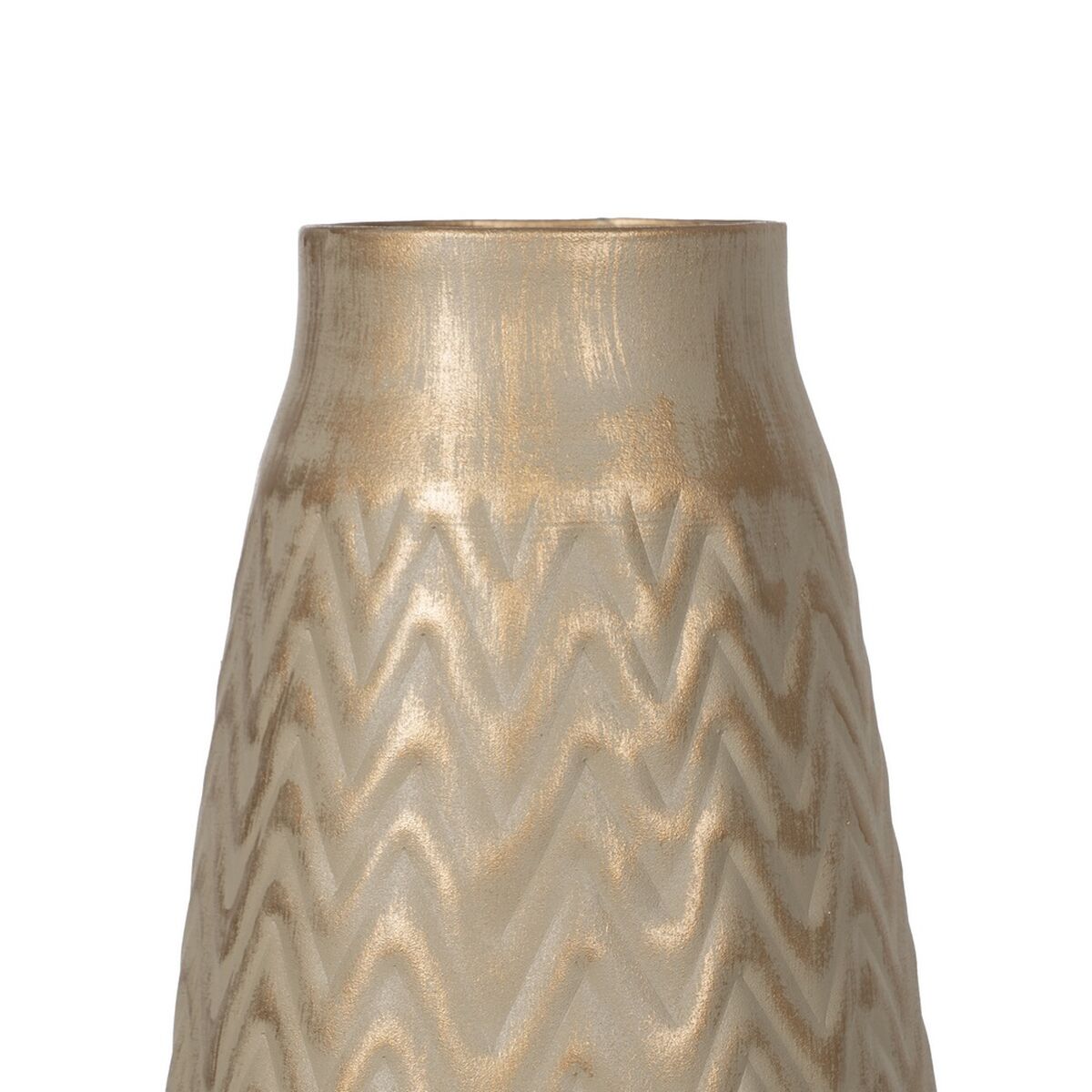 Vas Beige Gyllene Järn 21 x 21 x 34 cm - 4